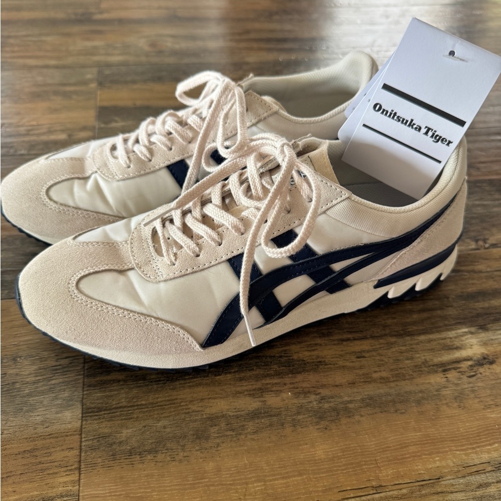 Onitsuka Tiger California 78EX  Men's/Women’s Cream and Navy Sneakers 1183B410